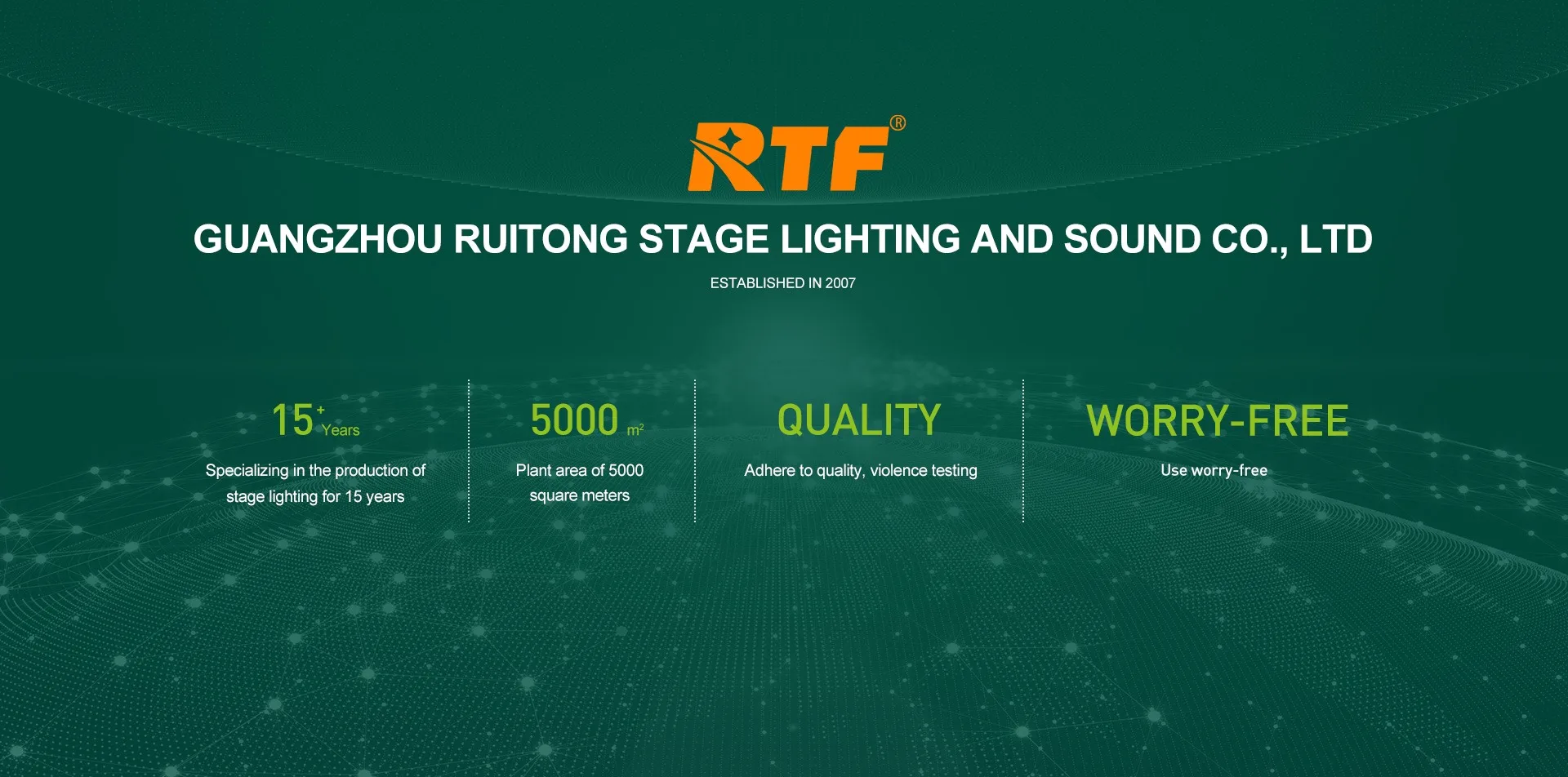Guangzhou Ruitong Stage Lighting And Sound Co., Ltd. Beams Of Light