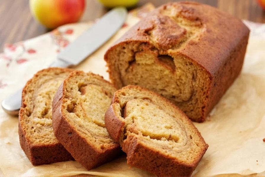 Step-by-step visual guide showing how to roll apple cinnamon swirl loaf dough with clean layers