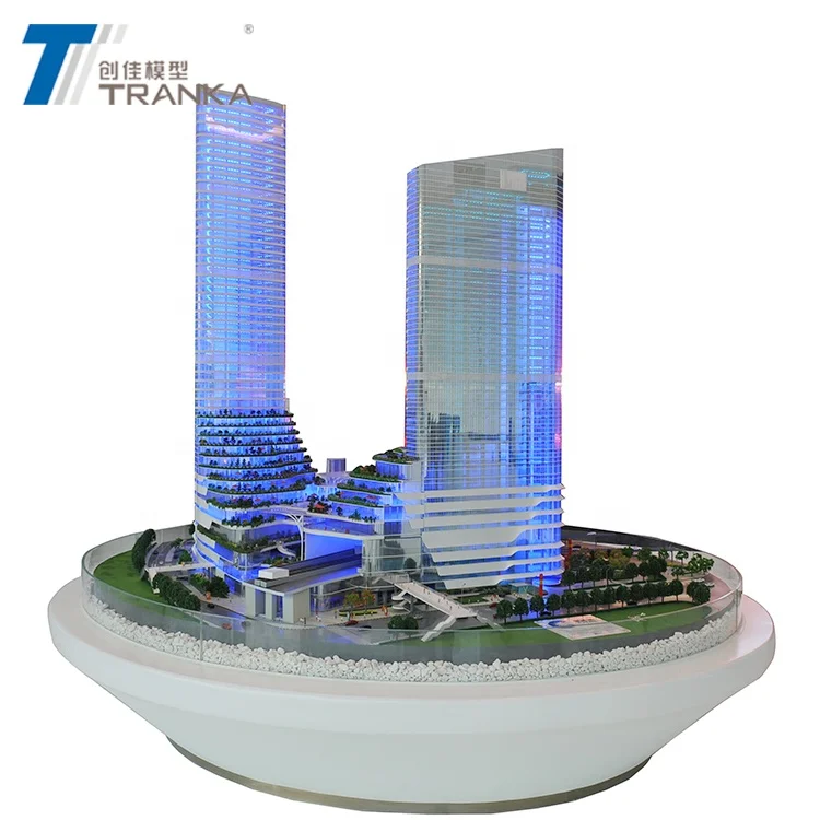 Miniature architecture model making for real estate investment company