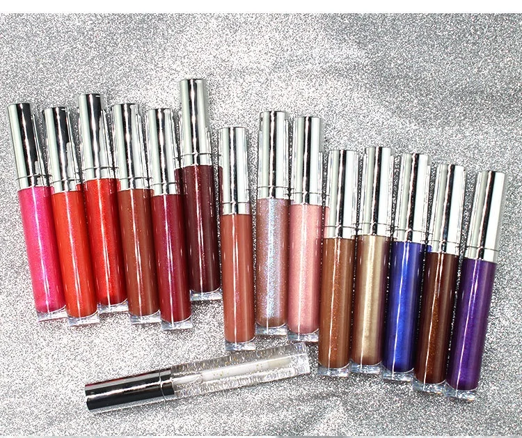 

Pigment lipgloss private label custom glitter lipgloss base versagel