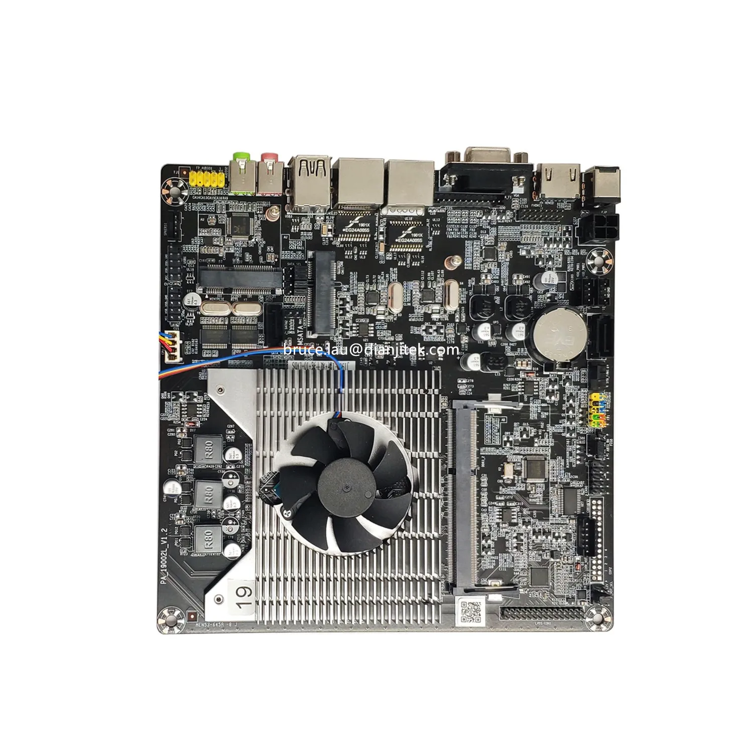 具有mini itx 17x17架构的双lan j1900 j1800 n2810 n2840工业主板