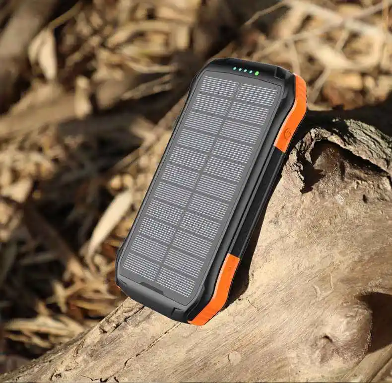 16000 Mah input fast charging solar mobile power supply waterproof wireless charging treasure solar charger mobile power supply - ANKUX.COM