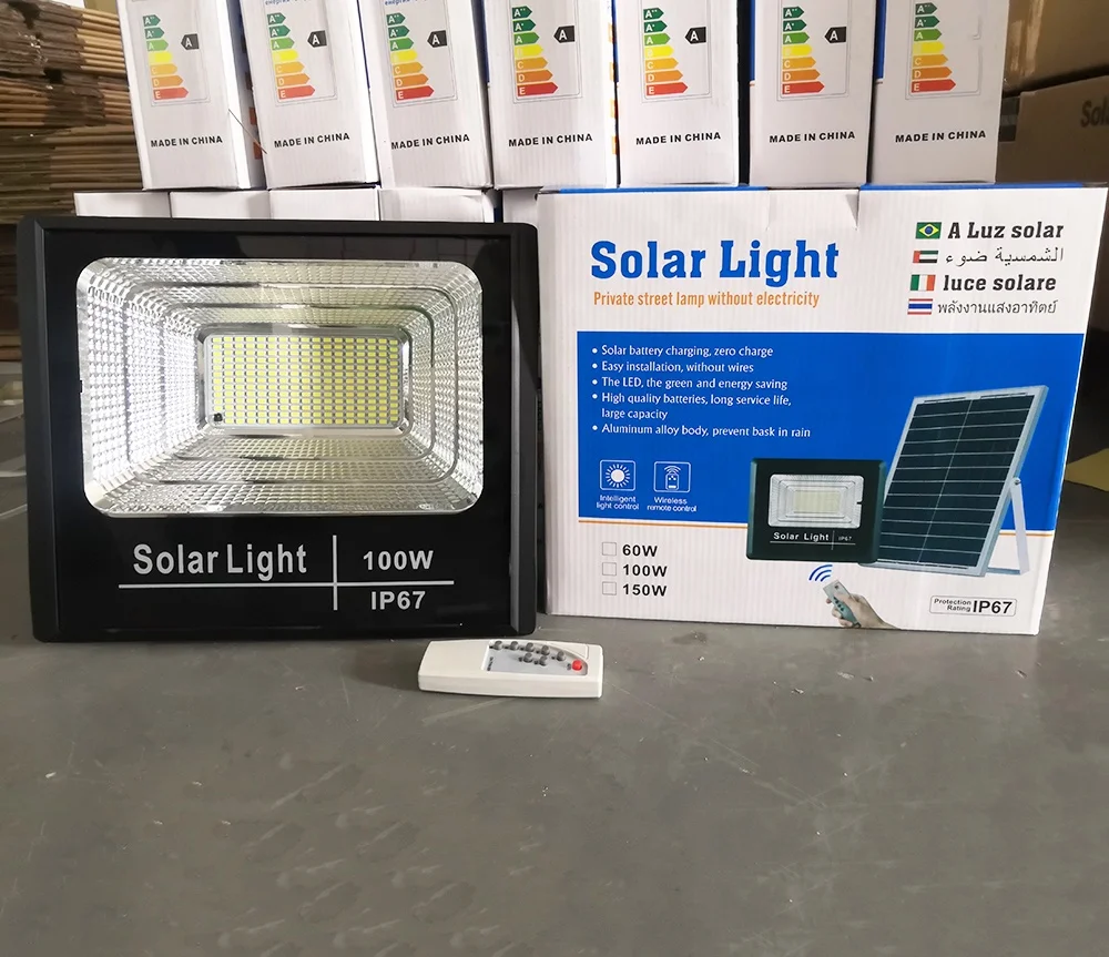 
Low factory price solar led flood light 10w 25w 40w 60w 100w 200w 300w outdoor 