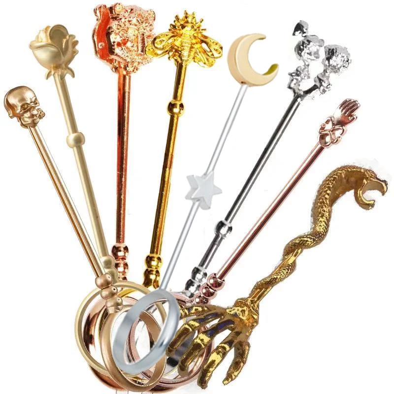 

Ladies Smoking accessories golden Rose flower cigarette holder metal creative Gift To Long nails Smoker