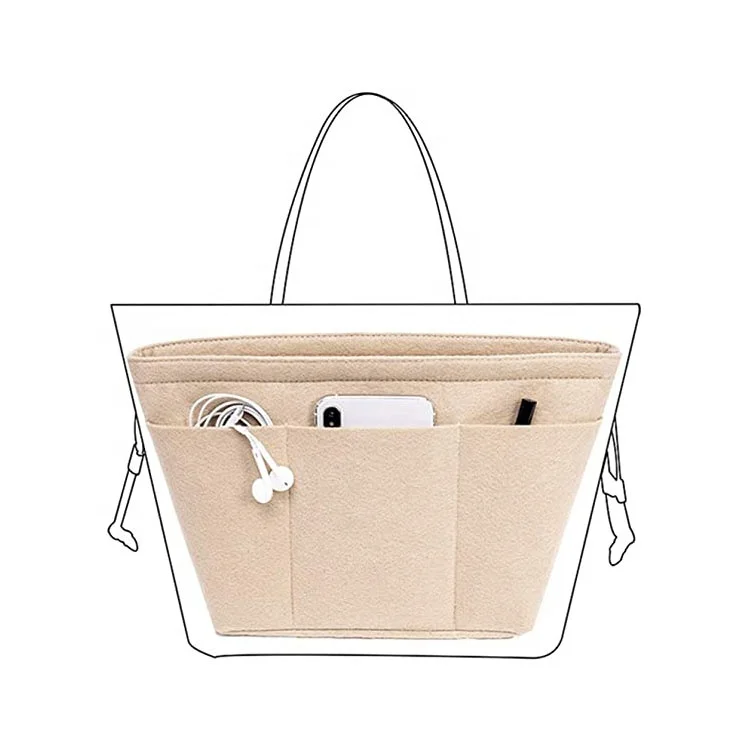 

BO-A011 felt purse bag organizer, Customized color