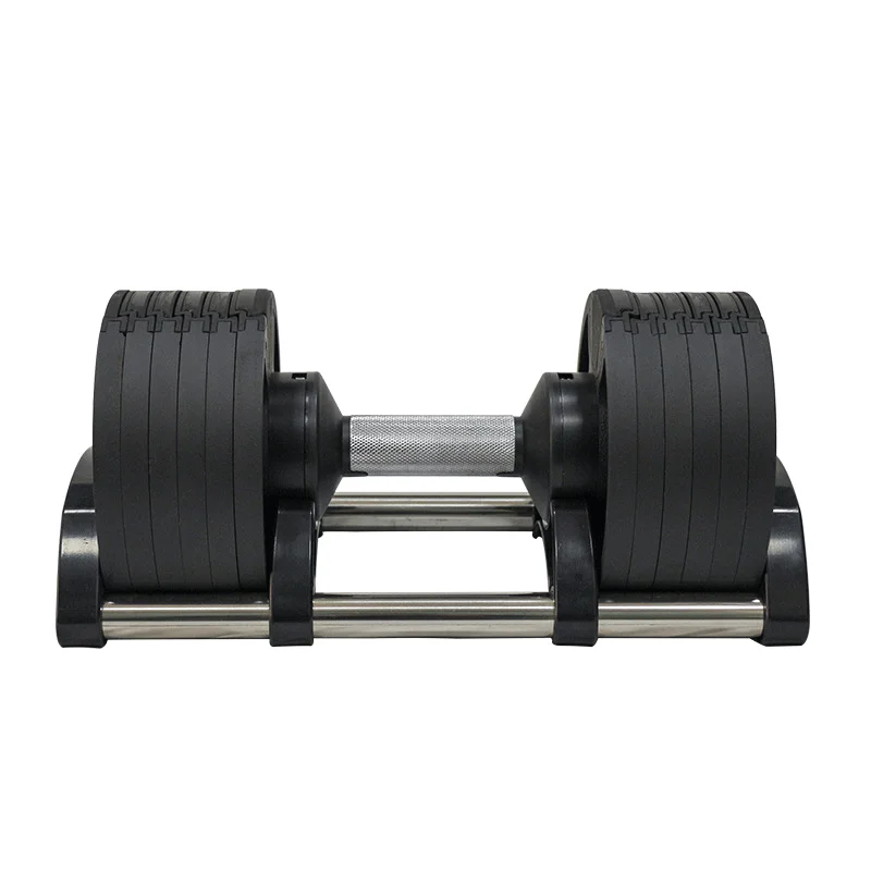 

2021 Factory price Gym Home Fitness Weightlifting Bodybuilding Training Equipment 20kg 32kg 36kg Adjustable Dumbbell Set Price, Black