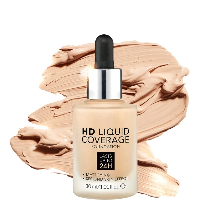 

Esene F-LF50 Wholesale cosmetic waterproof full coverage private label makeup liquid foundation, Customized color