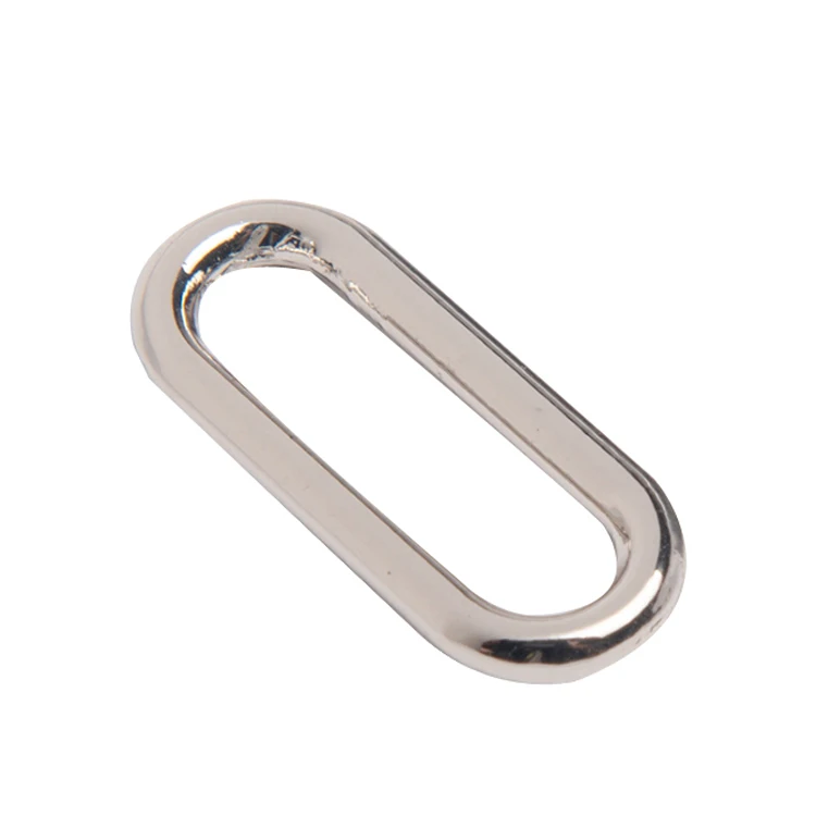 

Zinc alloy metal oval ring for bag Accessories, White, golden, black etc.