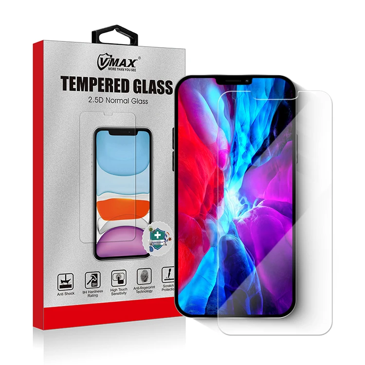 

For iphone 12 high clear 2.5D 3D fingerprint-proof tempered glass screen protector