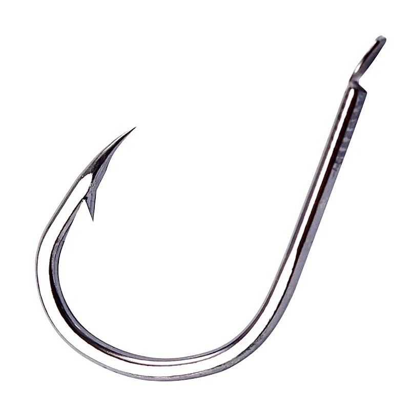 

High Carbon Metal Jigging Hooks With Barb High Quality Single Saltwater Jig Head Sea Fishing Slow or Fast Jig Assist Hooks, Same as picture