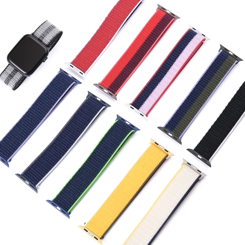 

Nylon nato watchband for original apple watch promotion price smart watch fabric sport watch replaceable band