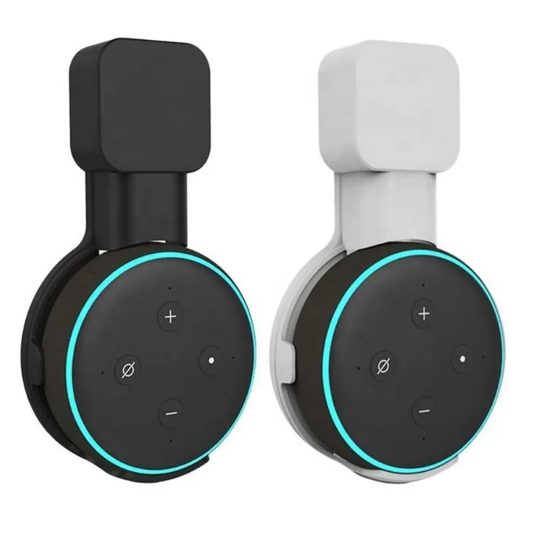 

Creative Space Saving Outlet Wall Mount Holder for Echo Dot 3