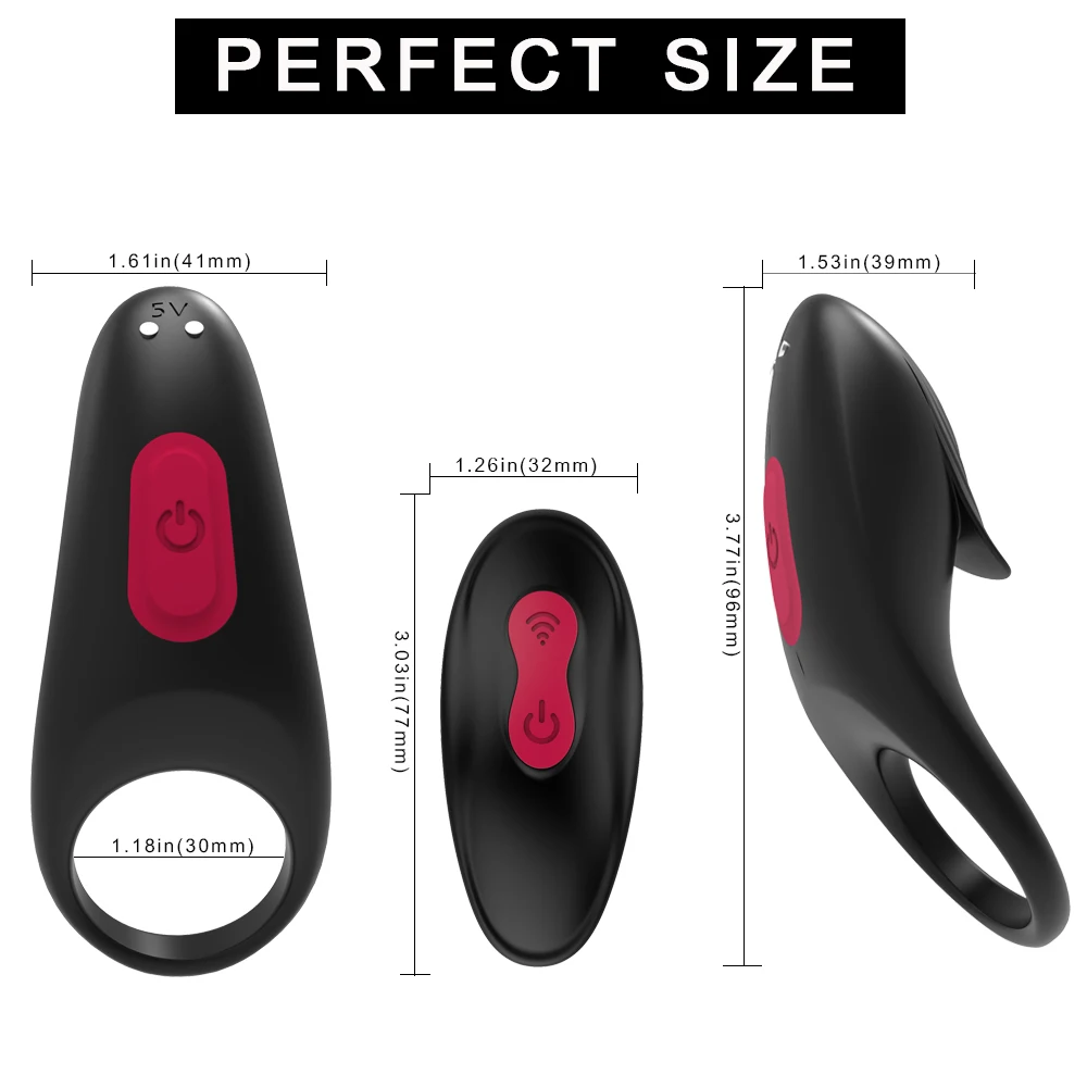 S-HANDE Remote control magnetic rechargeable vibrating cock penis ring boy love 18 big cock man with cock ring pictures sex