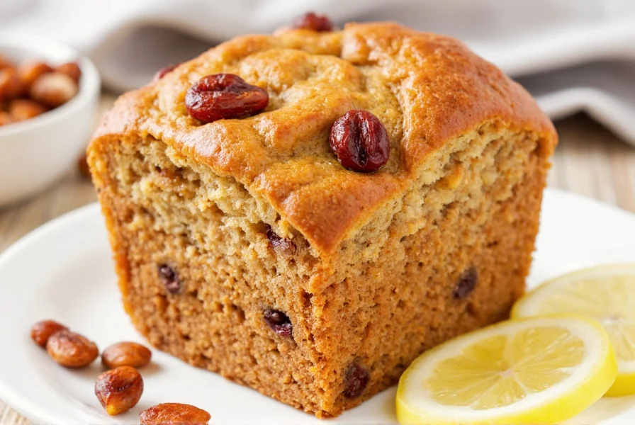 Cinnamon raisin muffins with visible cinnamon swirls and plump raisins