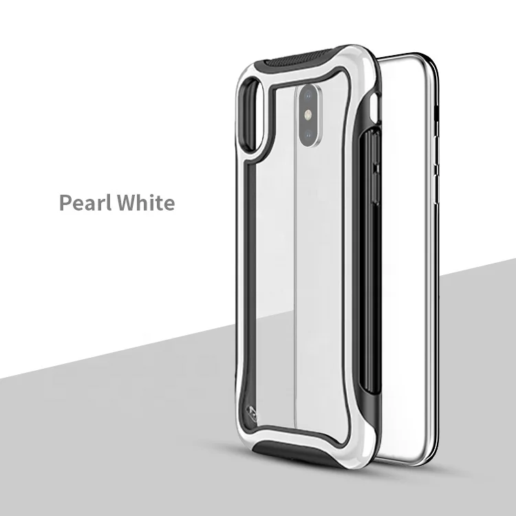 

2 in 1 TPU + PC For Iphone 11 Case Clear Tpu Phone Case For Iphone X, 10 colors