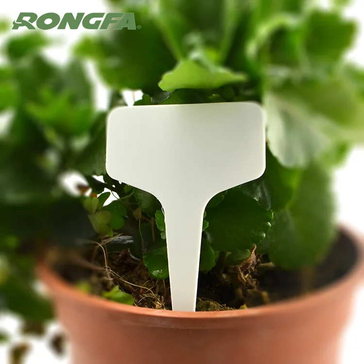 

Waterproof Plant Nursery Garden Labels T-type Tags Markers Plant Stakes Re-Usable Plant Labels, White,yellow,pink etc...