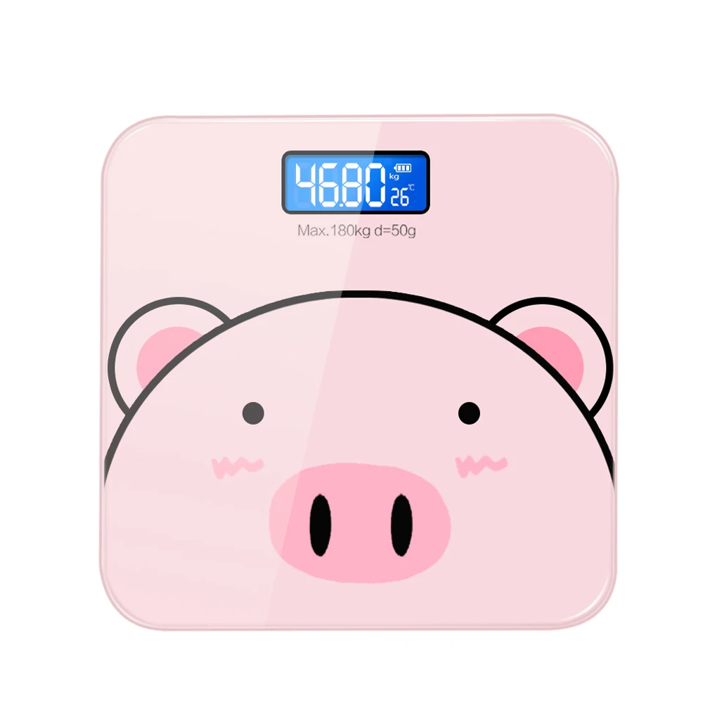 

BL-1603 Digital Body Weight Bathroom Scale 4mm Tempered Glass mini electronic Weighing balance Scales, Many