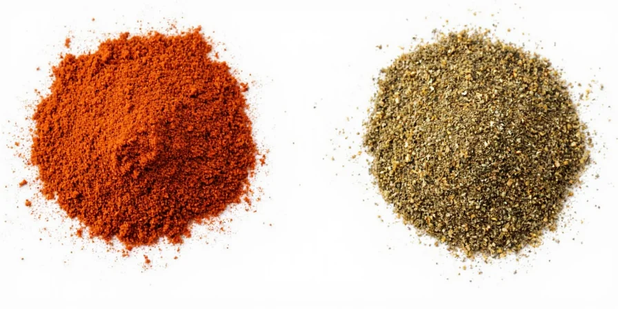 Comparison of fresh vs dried herbs side by side