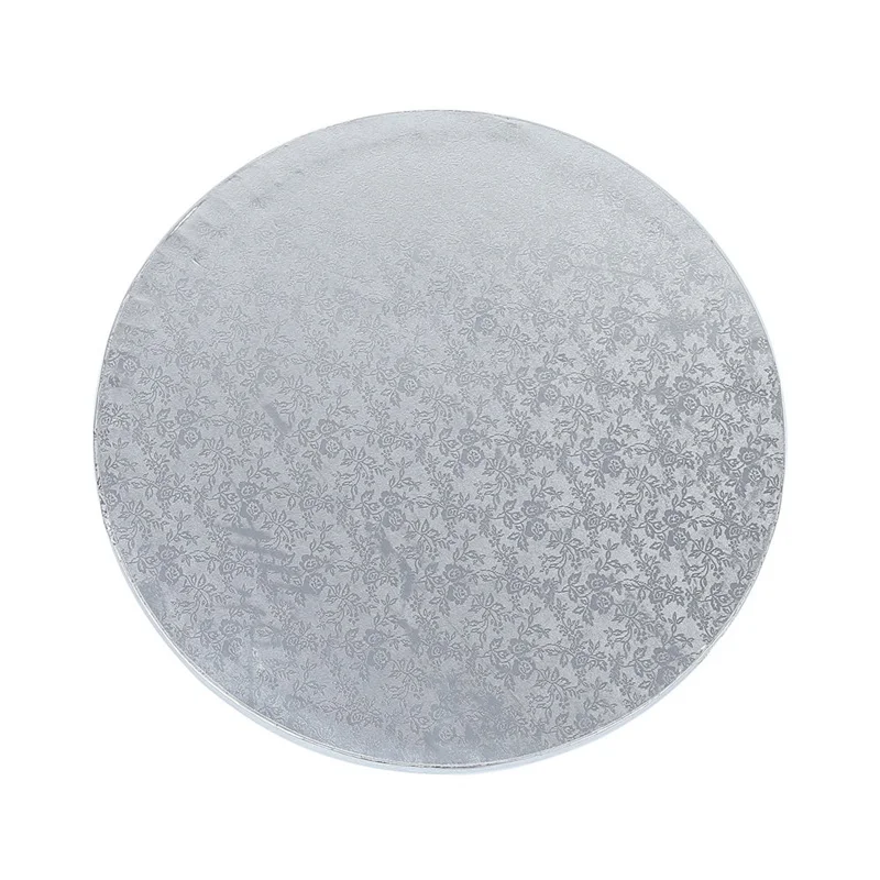 

Round Silver Cake Drum, Cake Circles, Cake Base Boards for Presenting Decorated Cake