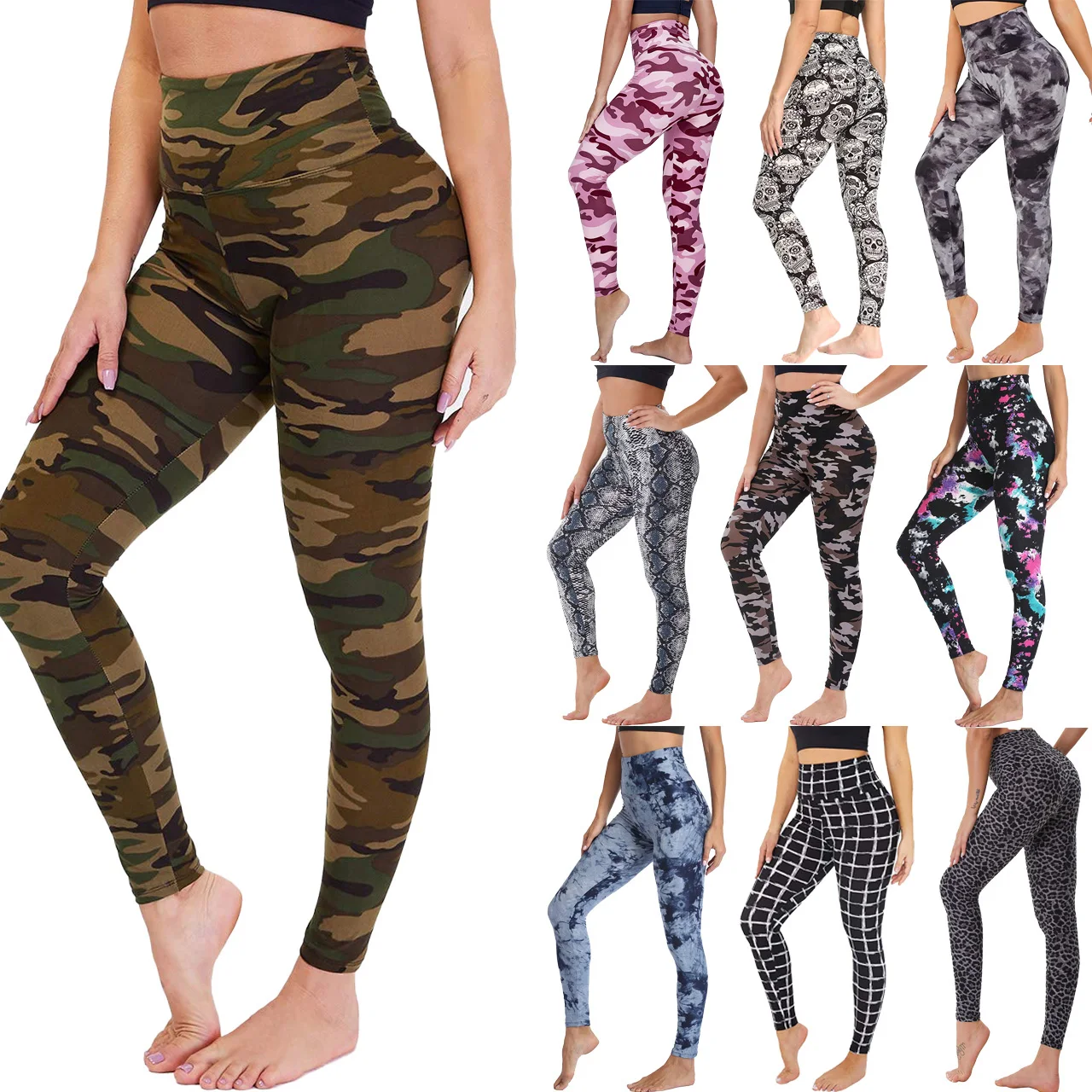 

Highwaisted Leggings Tights Fitness & Yoga Wear Custom Design Printed Yoga Pants Plus Size Underwear, Customized colors