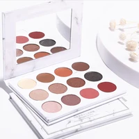 

OBO cosmetic SENANA marble eye shadow palette long lasting shining durable waterproof eye shadow for 12 colors