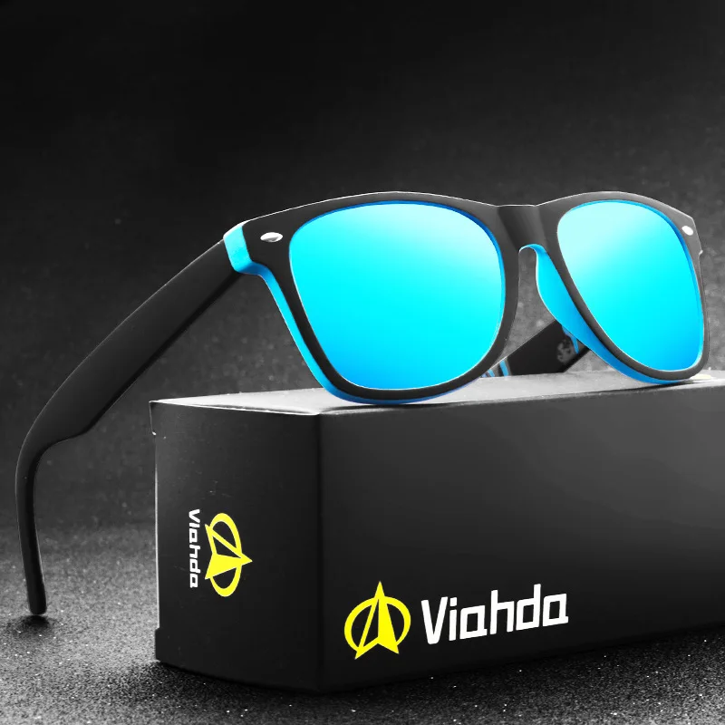 

VIAHDA Polarized Sunglasses Driver's Goggles Mirror Mens Design Male Sunglasses Polaroid Lenses Goggles Shades Oculos Masculino, Picture colors