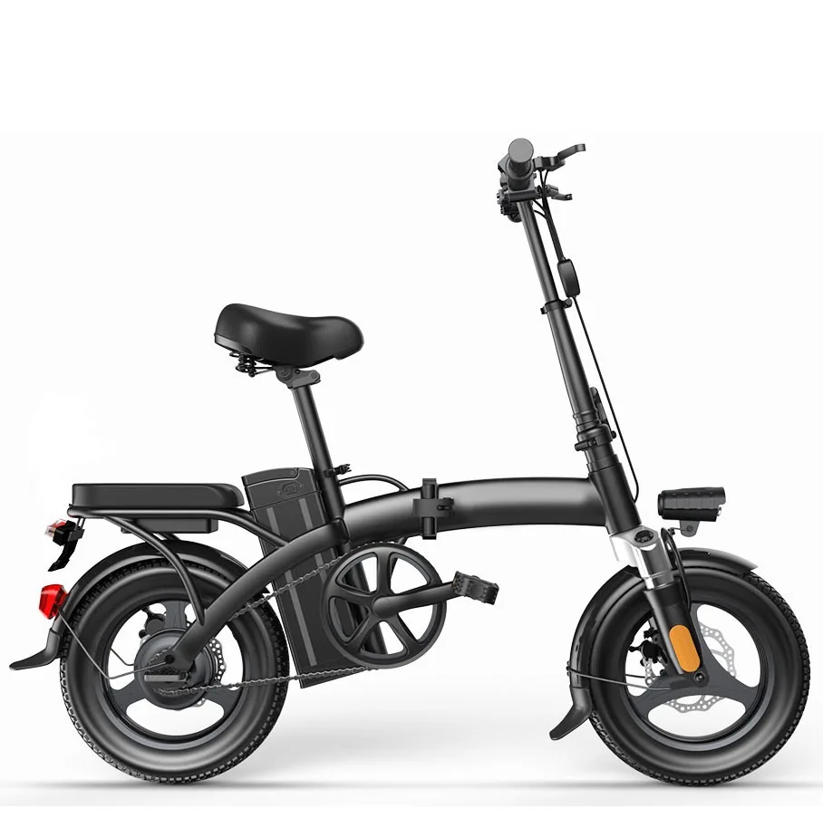 

ASKMY China Wholesale 350W Max load 120KG front and rear disc brake Long Battery Life Electric Bicycle Folding Electric Bikes