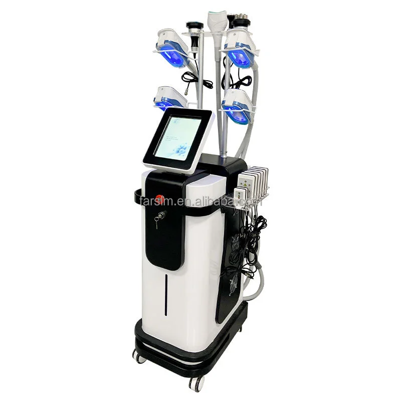 

Farslim Choice 9in1 Artimel aesthetic 5handles 360degree Cryolipo cavitation Cool Cellulite Cryo RF Slimming Machine