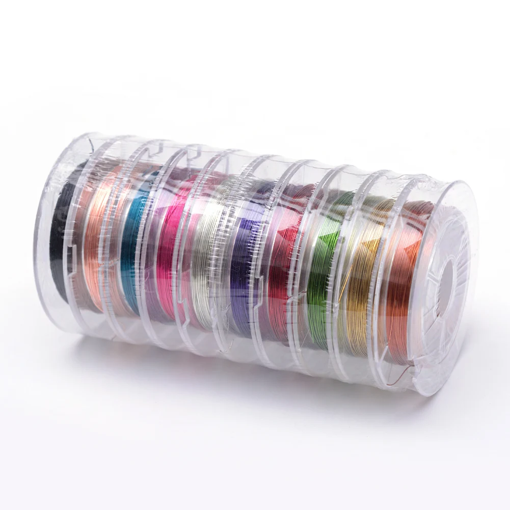 

PandaHall 0.3mm Mixed Color Copper Jewelry Wire