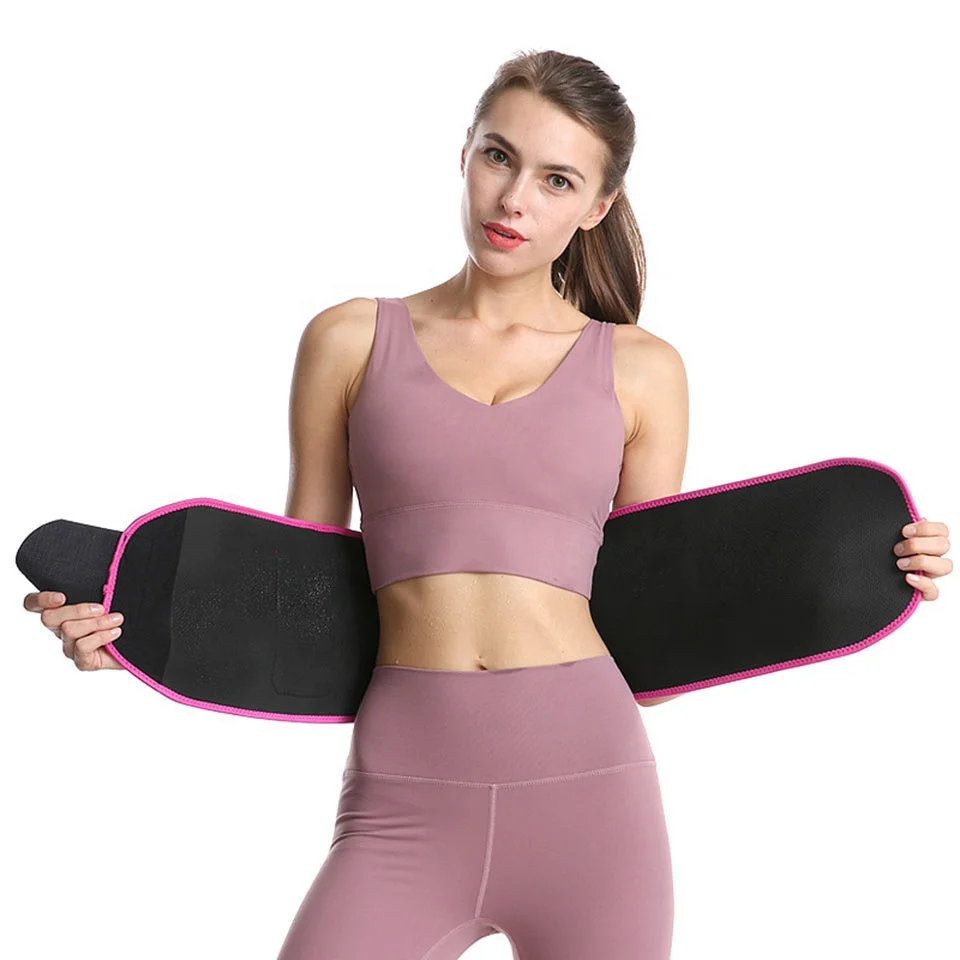 

Waist Trainer Slimming Belly Belt Neoprene Sweat Band Girdle belt slim belly, Black,blue,rose red,orange