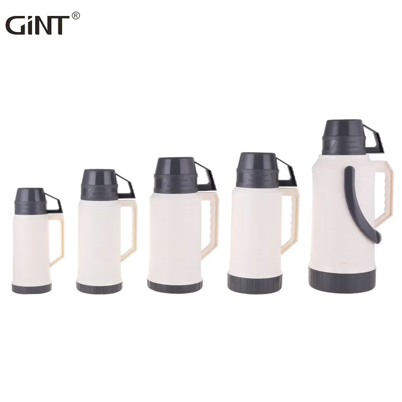 

Hot Sale Customized Logo Good Quality PP Outer Glass Inner Insulated Water Bottle Vacuum Flask for Kids, Customized colors acceptable