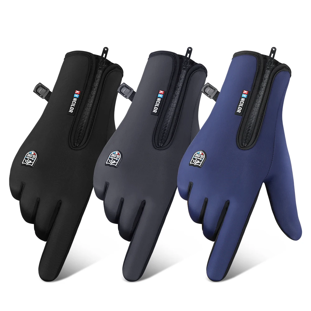 

Touch Screen Thermal Gloves, Warm For Cycling, Windproof, Skiing, Camping, Hiking, Motorcycle, Winter, Custom color