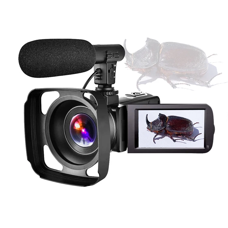 

3 Inch IPS Touch Screen 18X Zoom Video Camera Camcorder Full HD 2.7K 30MP IR Night Version Vlogging Camera