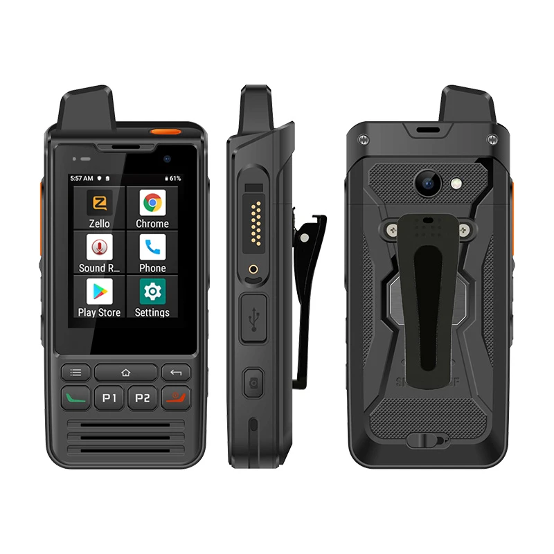 

UNIWA F60 2.8 inch 4G Android PTT Zello Walkie Talkie Mobile Phone IP68 Waterproof Rugged Radio Smartphone with NFC SOS