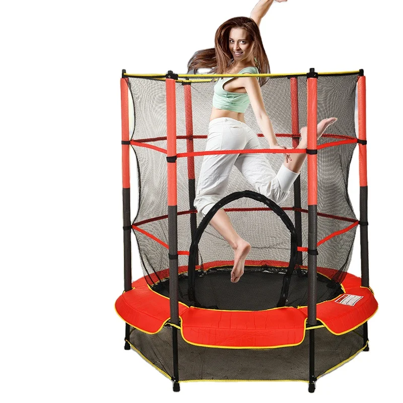 

Home Indoor Gym Small trampolines fitness Child Trampoline Manufacturers, Black