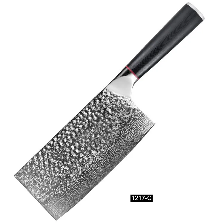 

Forged VG10 Damascus steel meat knife household side dish knife super sharp slicing knife