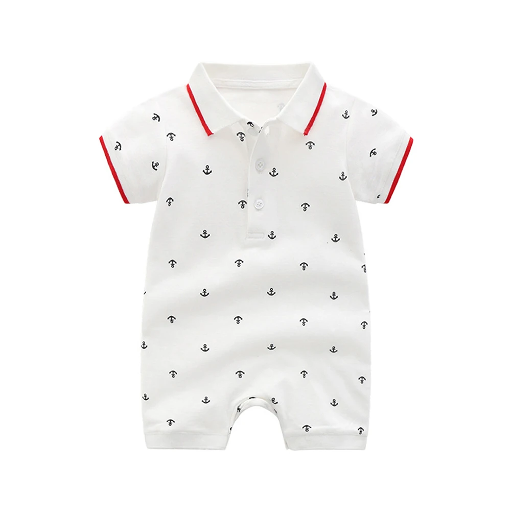 

What&why Baby Polo Jumpsuit Baby Boys' Rompers Cute Infant Outfit Unisex Newborn High Quality Onesie Kid Daily Casual Romper