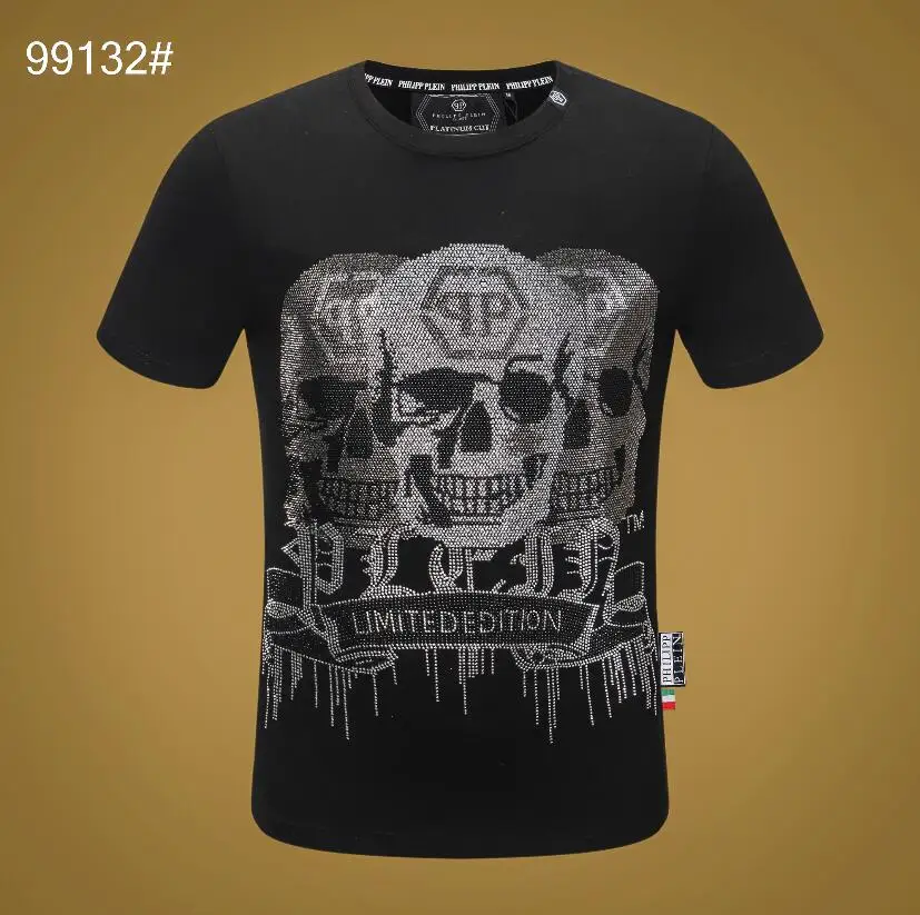 

Hot Sales Rock Style Skull Print Short Sleeve Shirt Men's T-shirt