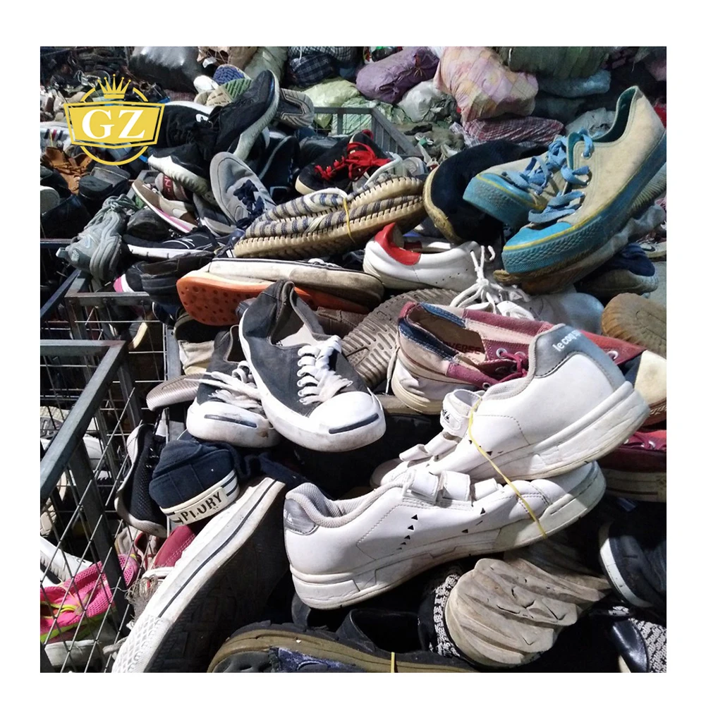 

Guangzhou Popular Used Clothes Bales, Fashion Mixed Package Used Shoes Branded Sneaker, Mixed colors