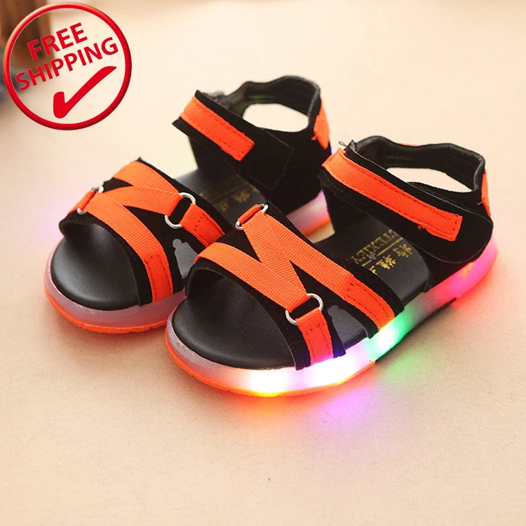 

Hot sale summer Children's Sandals boys, Green, red, orange