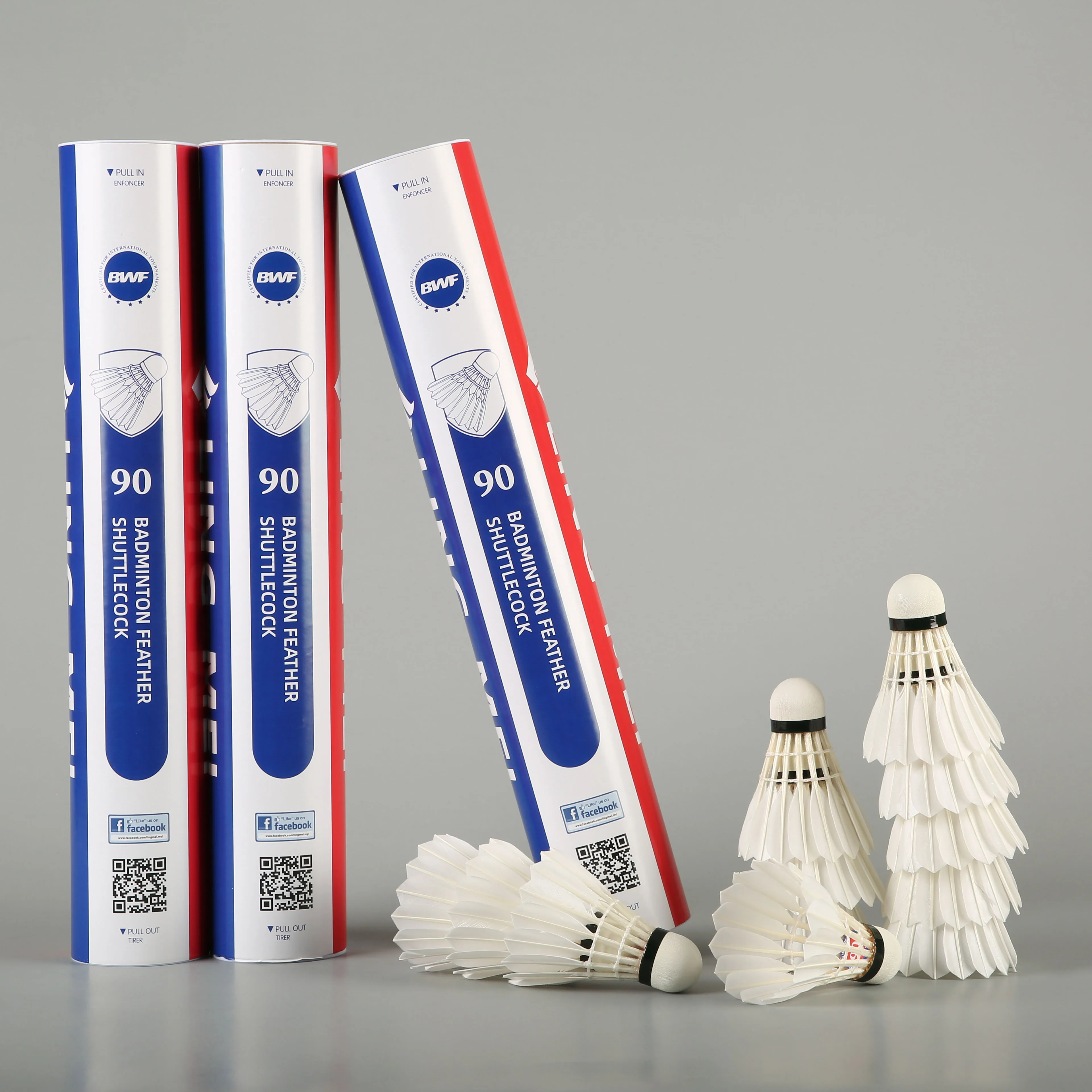 

BWF top quality goose feather badminton shuttles for tournament