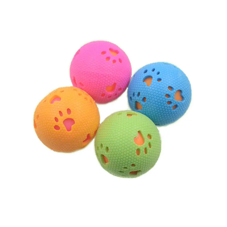 

Designer eco friendly tpr indestructible washable squeaky natural rubber dog play rope toy balls 12 pack, Customized color