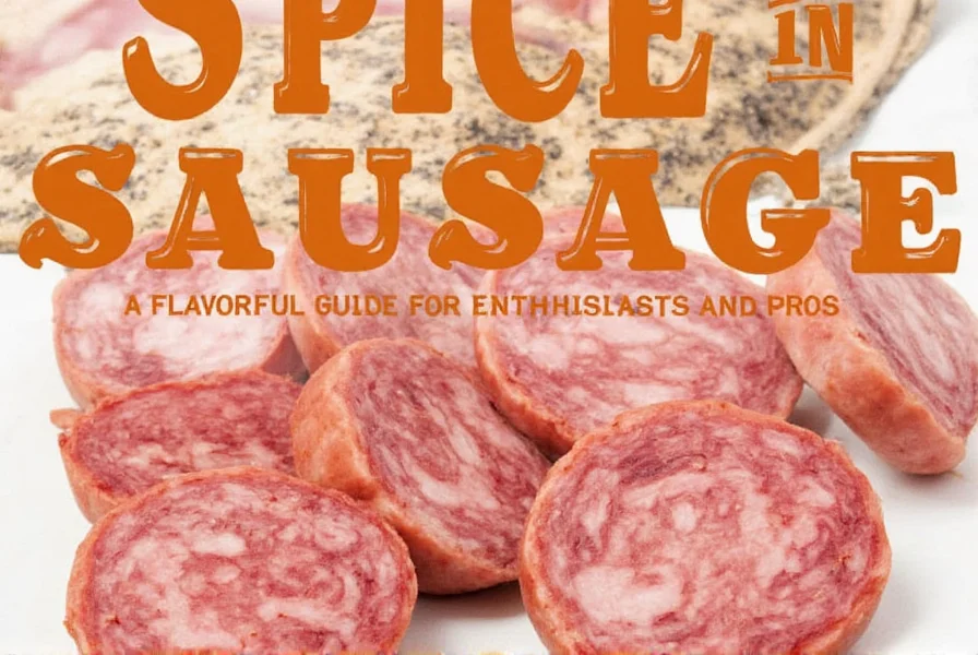 Sausage with various spices