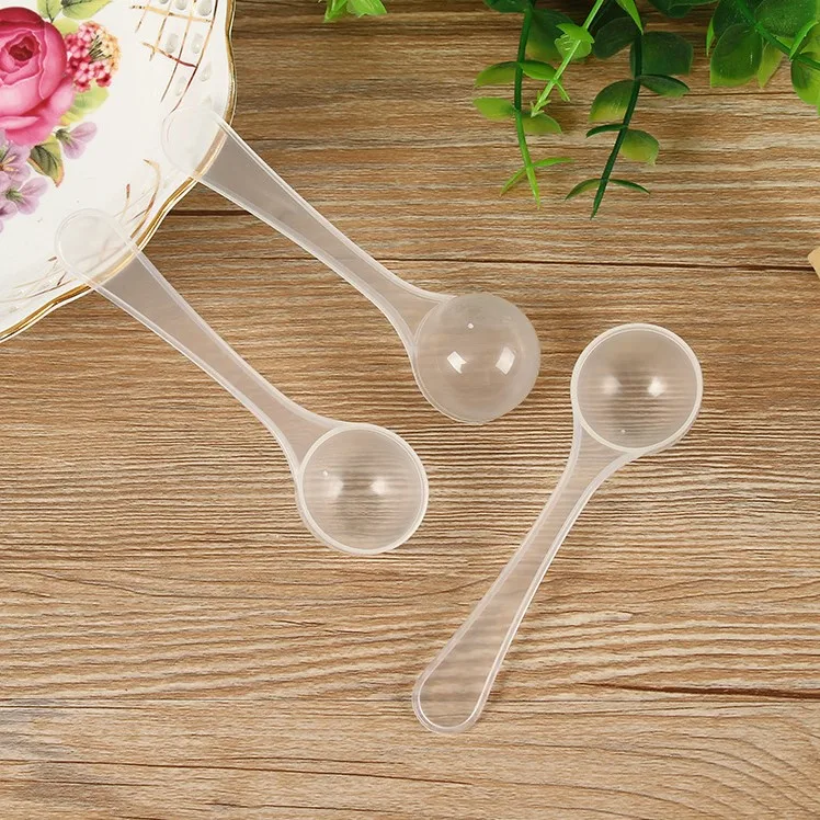 

Free shipping plastic Measuring Spoon Scoop 3g Protein Milk Powder Liquid spoon scoops, Customized color