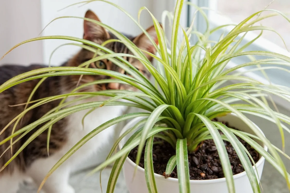 are spider plants dangerous to cats