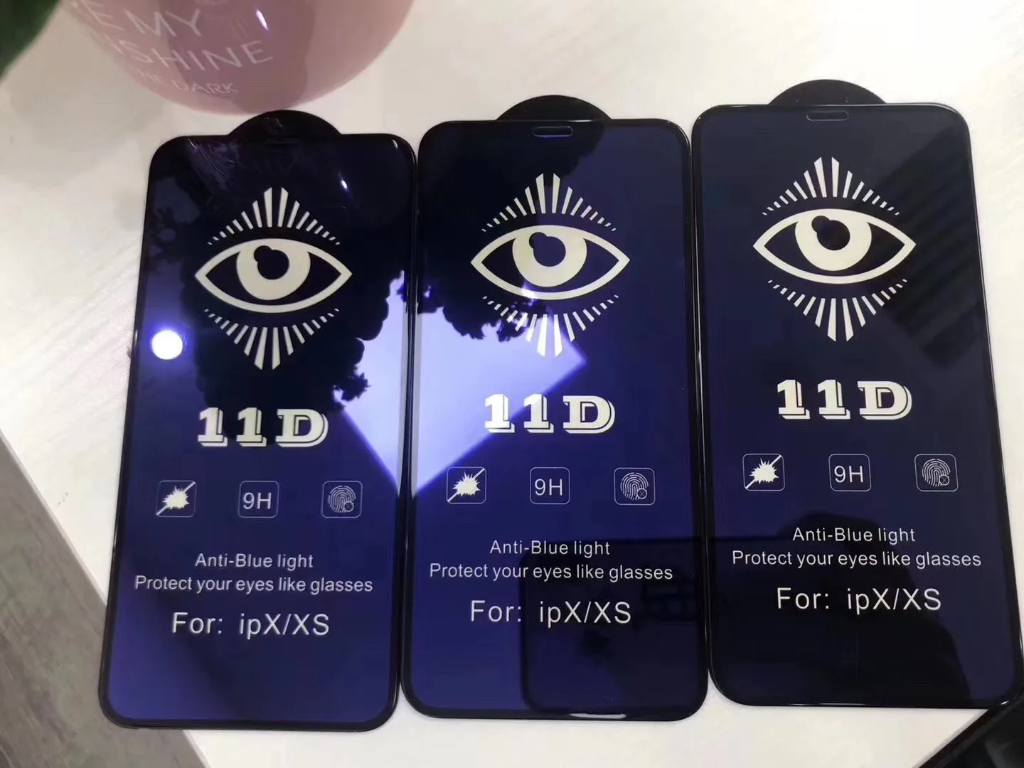 High Quality 11d Anti Blue Light Screen Protector Phone Tempered Glass