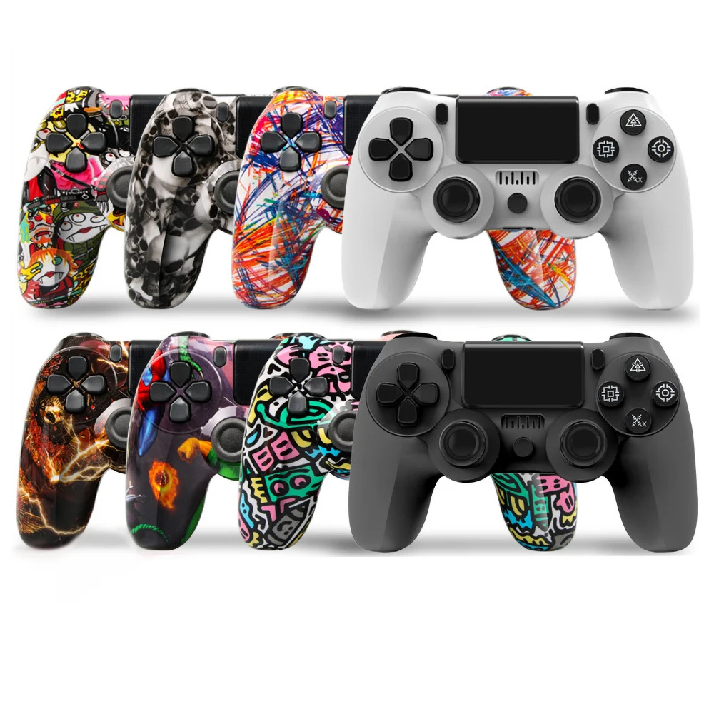 

Camouflage color with LED strip Wireless BT 4.0 gamepad Controller joystick For PS4 Four generations game console