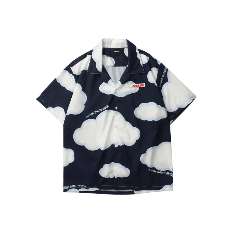 

Hawaiian Beach Wear Sublimation Regular Fit Buttons Casual Shirt Button Up Custom Print Short Sleeves Shirts Designs