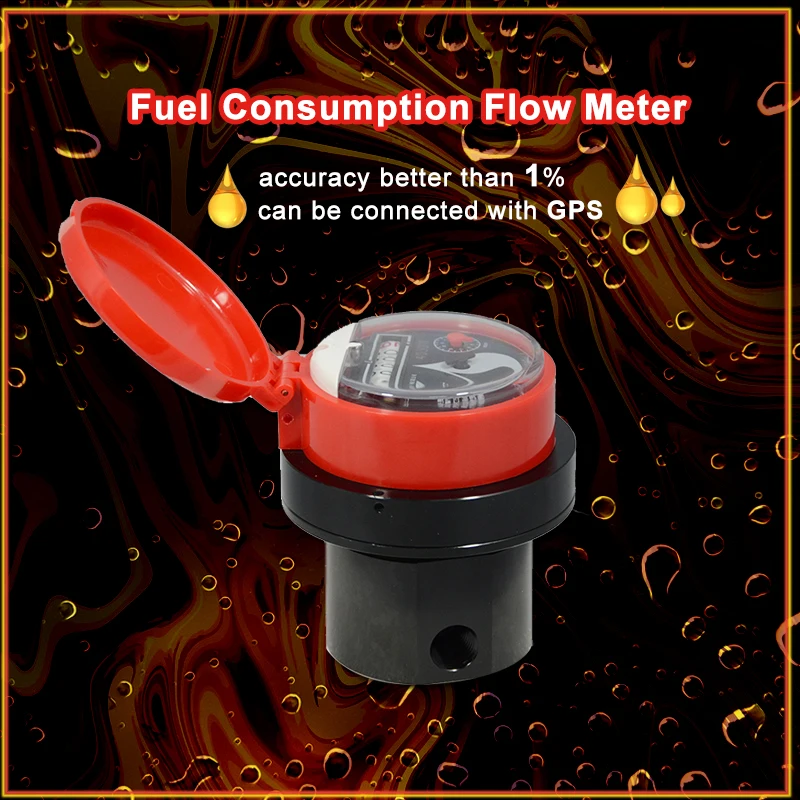 Inline Automotive Diesel Flowmeter Boat Truck Vehicle Cars Engine Fuel Consumption Flow Meter