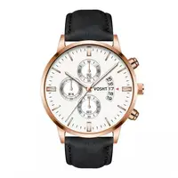 

3843 Factory Wholesale High Quality Cheap Auto Date Men Leather Alloy watches men wrist